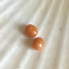 INCREDIBLY CUTE *PAIR* OF NATURAL WILD FOUND HORSE CONCH PEARLS