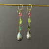 wonder fruit Tahitian pearl earrings
