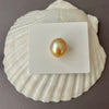 15.5 golden with peach overtones South Sea drop pearl