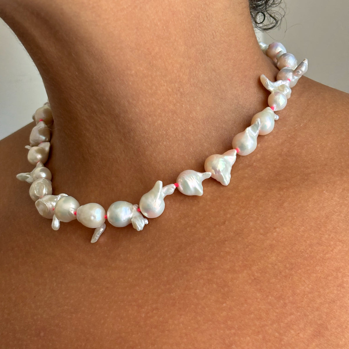 箱無し／モードに使える☆JAMIRAY KNOTS PEARL NECKLACE 箱無し／モードに使える☆JAMIRAY KNOTS PEARL NECKLACE 箱無し