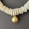 15.6 x 16mm South Sea pearl on solid 14k BIG bail pendant