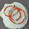 VINTAGE CORAL AND MEDLEY OF FUN WITH Blue Japan akoya pearls necklace