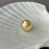 funny shape high button golden south sea cultured 16mm pearl
