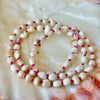 sweet heart natural wild found scallop pearl necklace