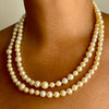 endless rope of vintage Japan Akoya pearls