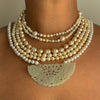 mixed medley of vintage Japan Akoya pearls