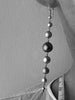 two tone cascade pearl earrings