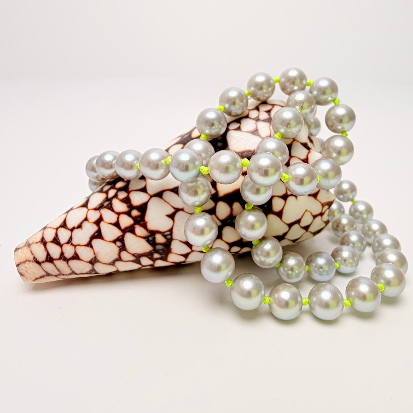 vintage Japan Akoya pearls on 