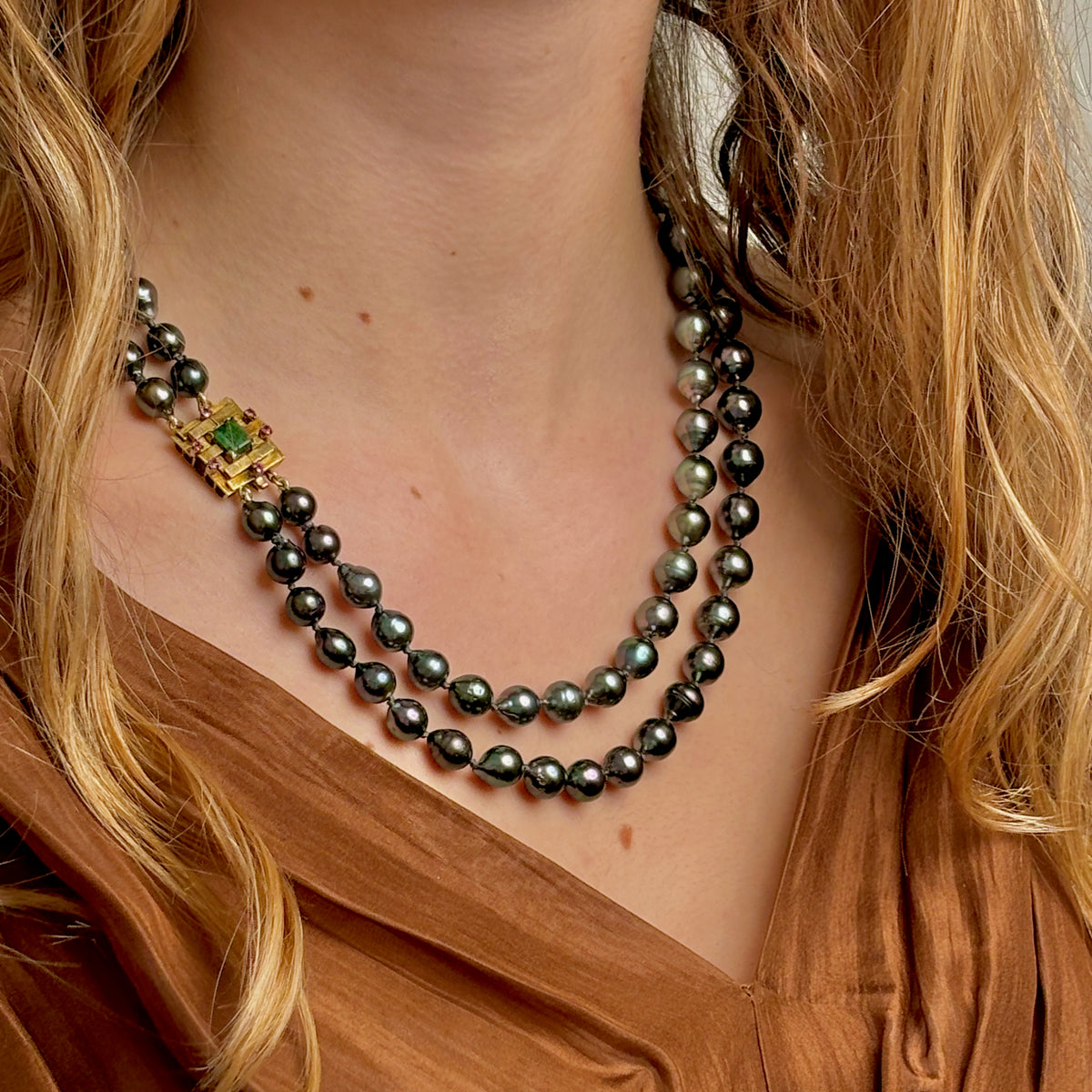 Pearl ジャパンヴィンテージ Fuji Pearl Designer Vintage Japanese Cultured Akoya Pearl Strand