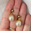 "girl with a pearl earring" south sea pearl earrings