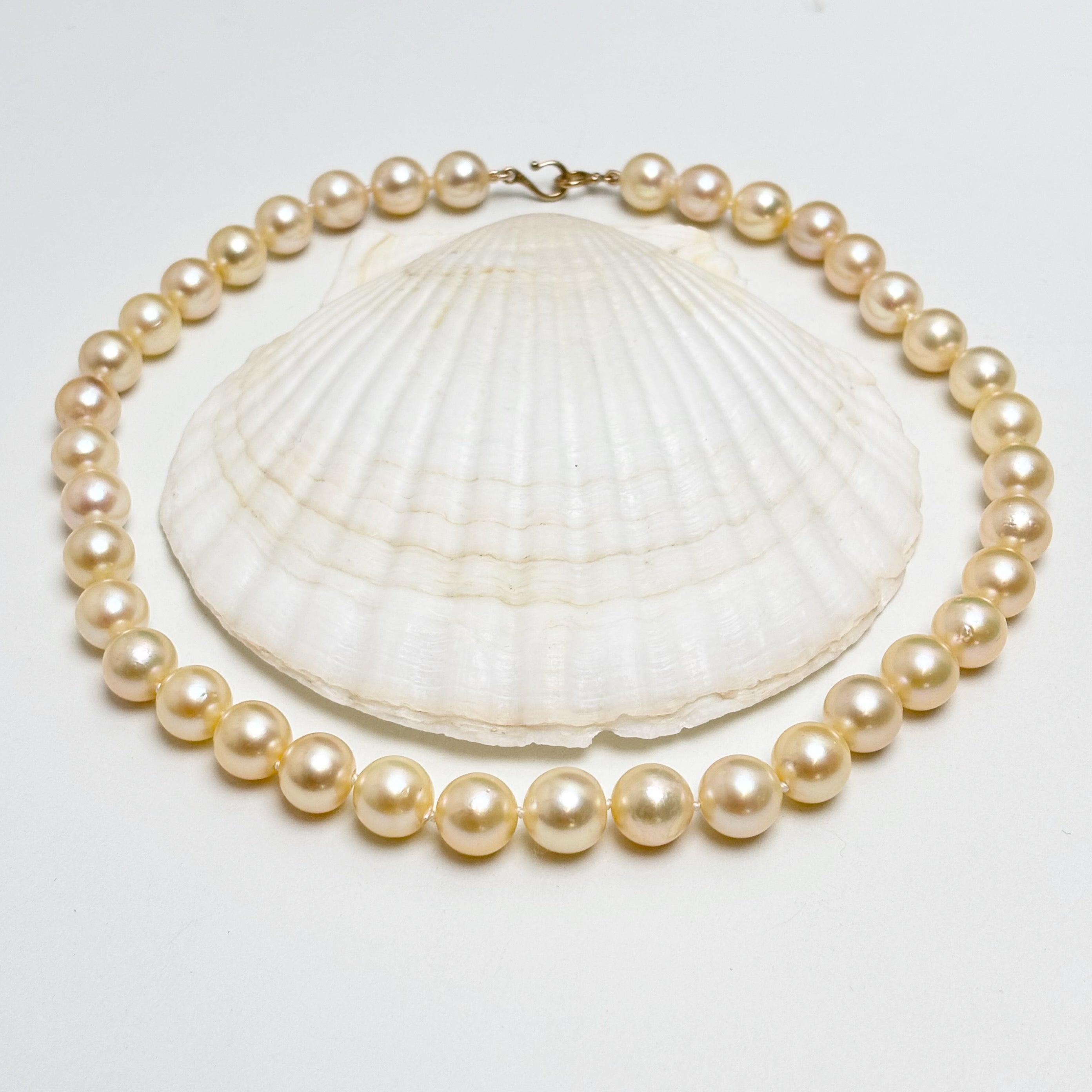 Exquisite LARGE SIZE Japanese Akoya Pearl Necklace– Kojima Pearl