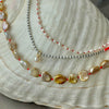 14K PEARL DROP ON SEED BEAD PLAY NECKLACE #5