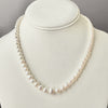 sweetheart graduated pearl necklace