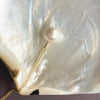 South Sea pearl pendant necklace on 14K yellow gold chain (life will be smooth)