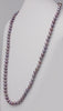 Deep Mauve Freshwater Pearl Necklace Rope