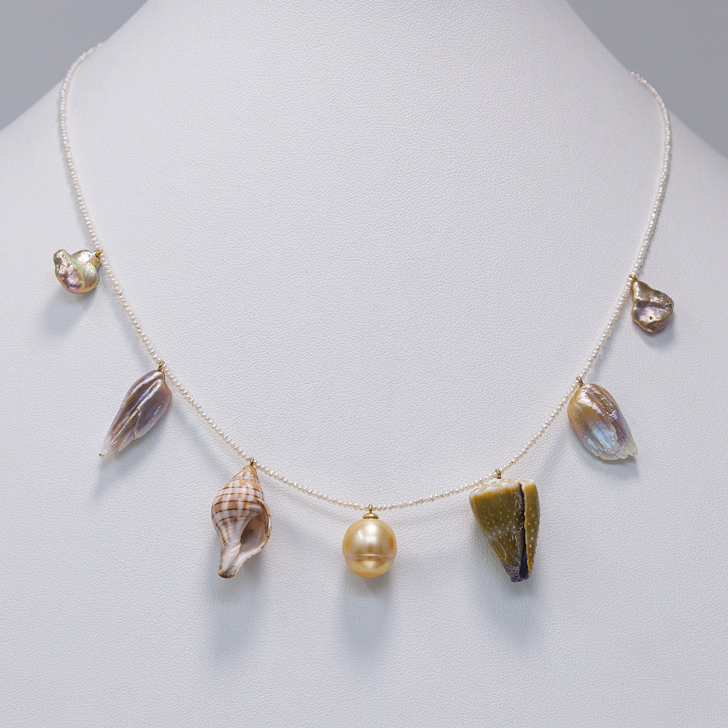 whistling into town with pearls and shells #3