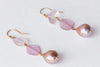 prettier in pink pearl earrings