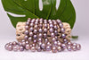 Glowing Plum Chinese Freshwater Pearl Necklace
