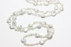 petal pearl waterfall rope necklace