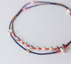 Animal Collection! Tahitian Keshi, Glass Beads, Turtle Charm Endless Necklace