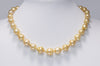 Glorious Sunrise Baroque Golden South Sea pearl necklace-2