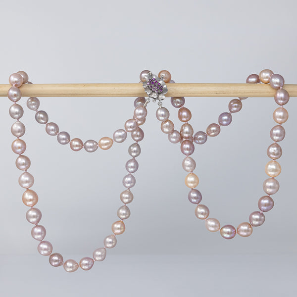 floribunda double strand pearl necklace