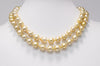 Moonlight Champagne Golden South Sea pearl necklace rope-2
