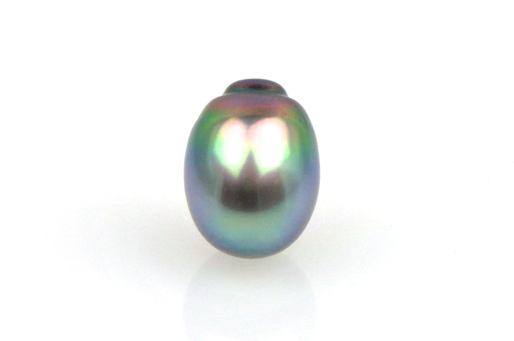 oblong rainbow tahitian pearl drop