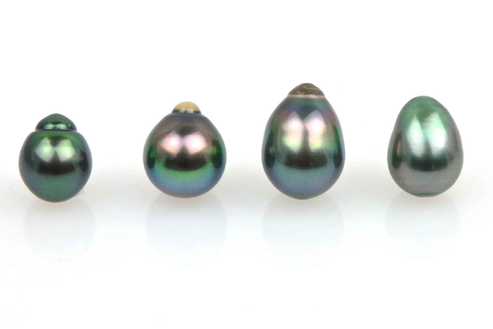 4 pearl lot of baroque tahitian drops – Kojima Pearl
