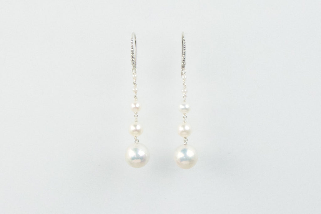 pageantry and elegance pearl drop earrings