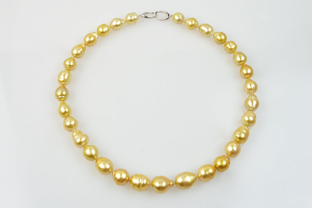 brilliant sunrise south sea pearl necklace