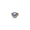 ✓ Cherry Gray Tahitian pearl ring