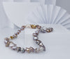 Colorful Doublet Chinese Freshwater Baroque Pearl Necklace