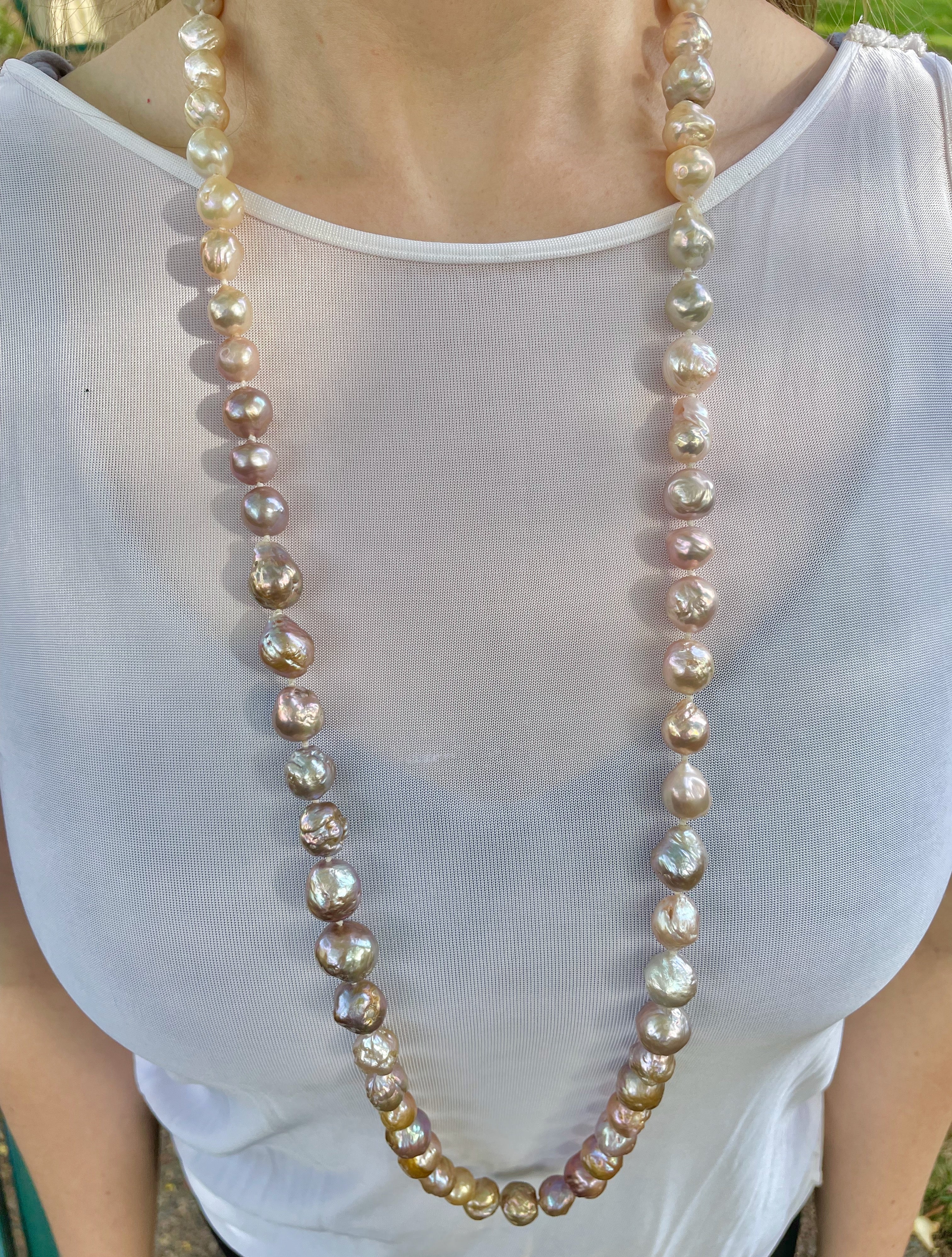 箱無し／モードに使える☆JAMIRAY KNOTS PEARL NECKLACE 箱無し／モードに使える☆JAMIRAY KNOTS PEARL NECKLACE Stylish