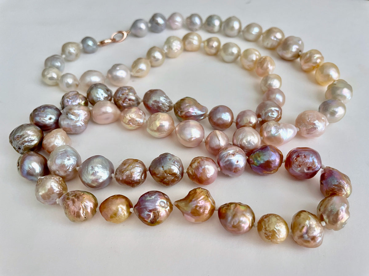 ombre rope of Japan Kasumi pearls Kojima Pearl