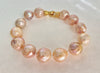 silky rippled Japan Kasumi pearl bracelet