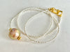 Japan Kasumi pearl and tiny white pearls necklace (2)