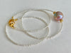 Japan Kasumi pearl and tiny white pearls necklace (4)