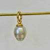 Fancy color banded Tahitian pearl pendant