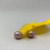 pair of smooth 11mm Japan Kasumi pearl studs
