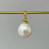 gorgeous white drop pearl pendant