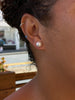 9mm easy white pearl studs