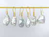 lustrous pillow pearl earrings