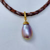 even more perfect pink drop pearl pendant