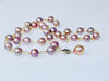 lavender link pearl necklace