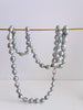 rope of silver baroque Tahitian pearls