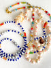 waves of fun seashell silver pearls and mixed bead rope