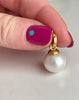 white bauble pearl pendant