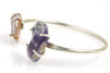 galaxy coin pearl and lavender chalcedony