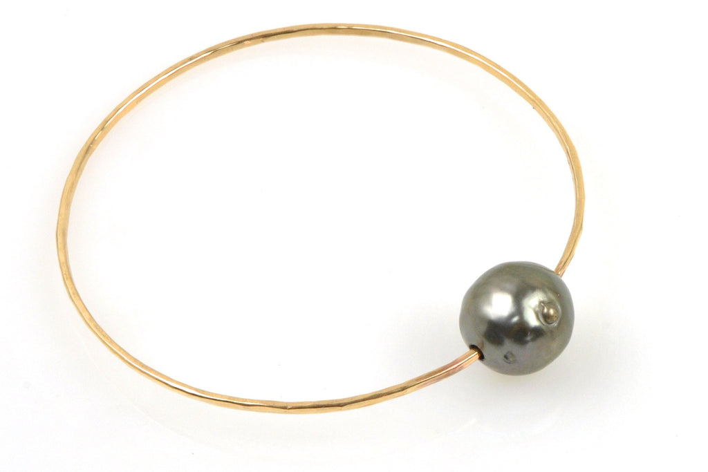 huge tahitian pearl bangle